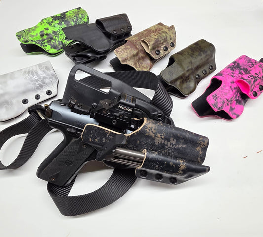 Ruger MK IV 22/45 Tactical - Build Your Own Fully Custom Holster! - SSH, Suppressor, RMR and More! (Copy) - 7X Custom Holsters
