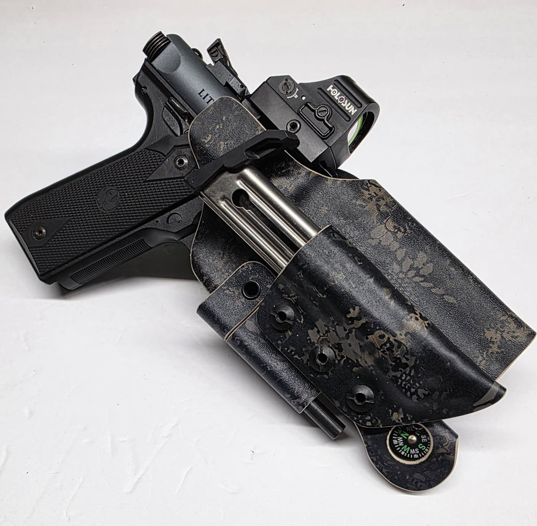 Backcountry Pistol Chest Rig - 7X Custom Holsters Wilderness Rig