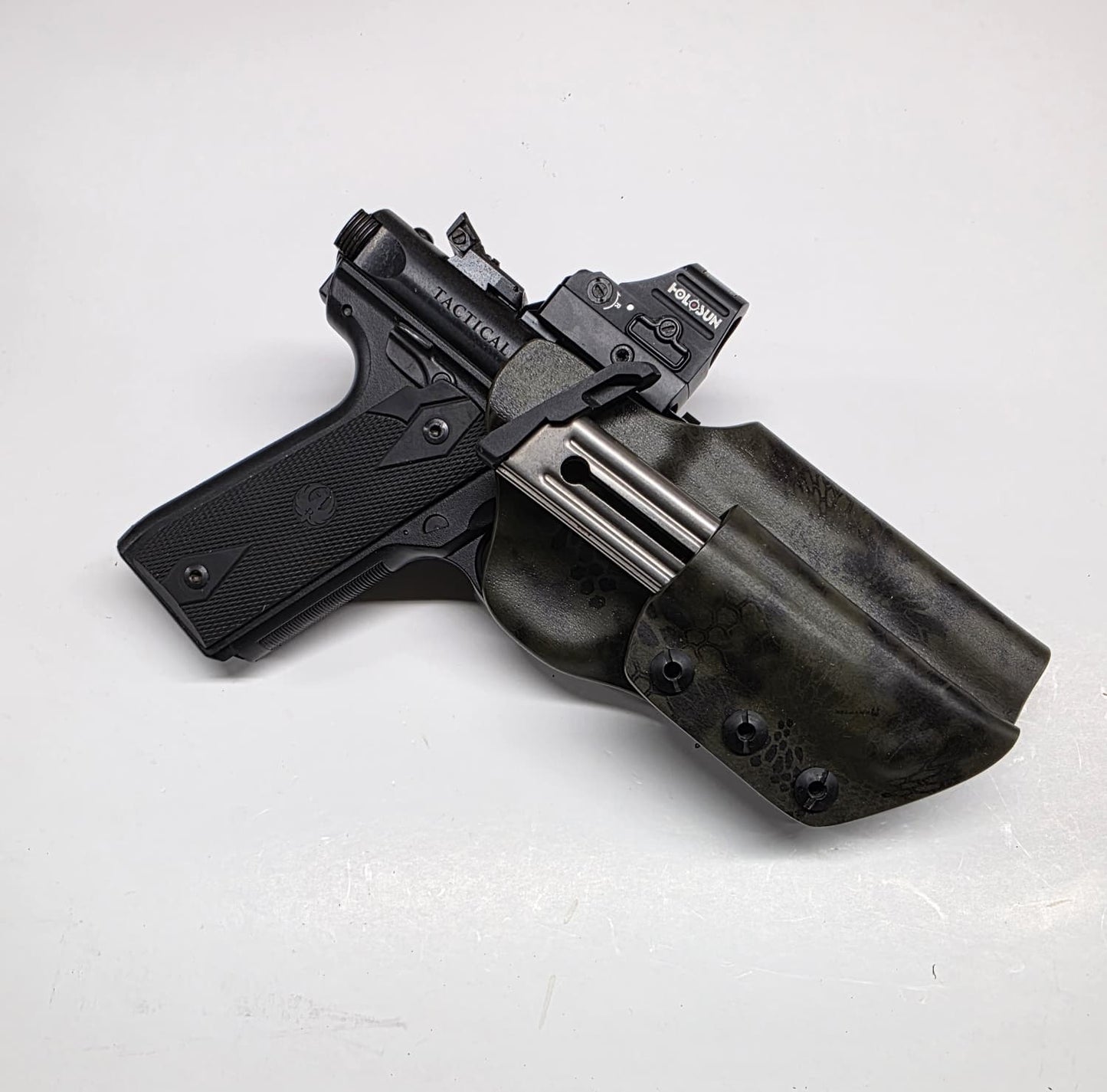 Ruger MK IV 22/45 Tactical - Build Your Own Fully Custom Holster! - SSH, Suppressor, RMR and More! - 7X Custom Holsters