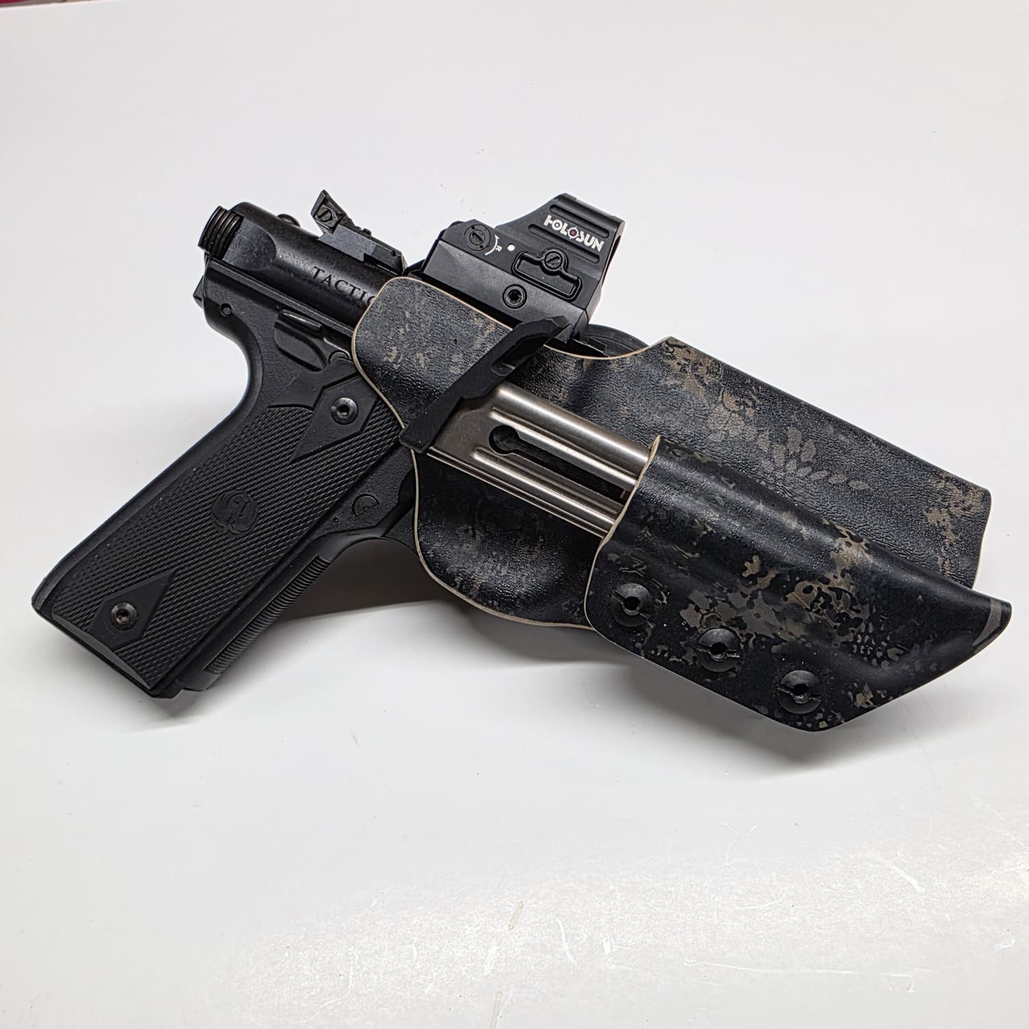 Ruger MK IV 22/45 Tactical - Build Your Own Fully Custom Holster! - SSH, Suppressor, RMR and More! - 7X Custom Holsters