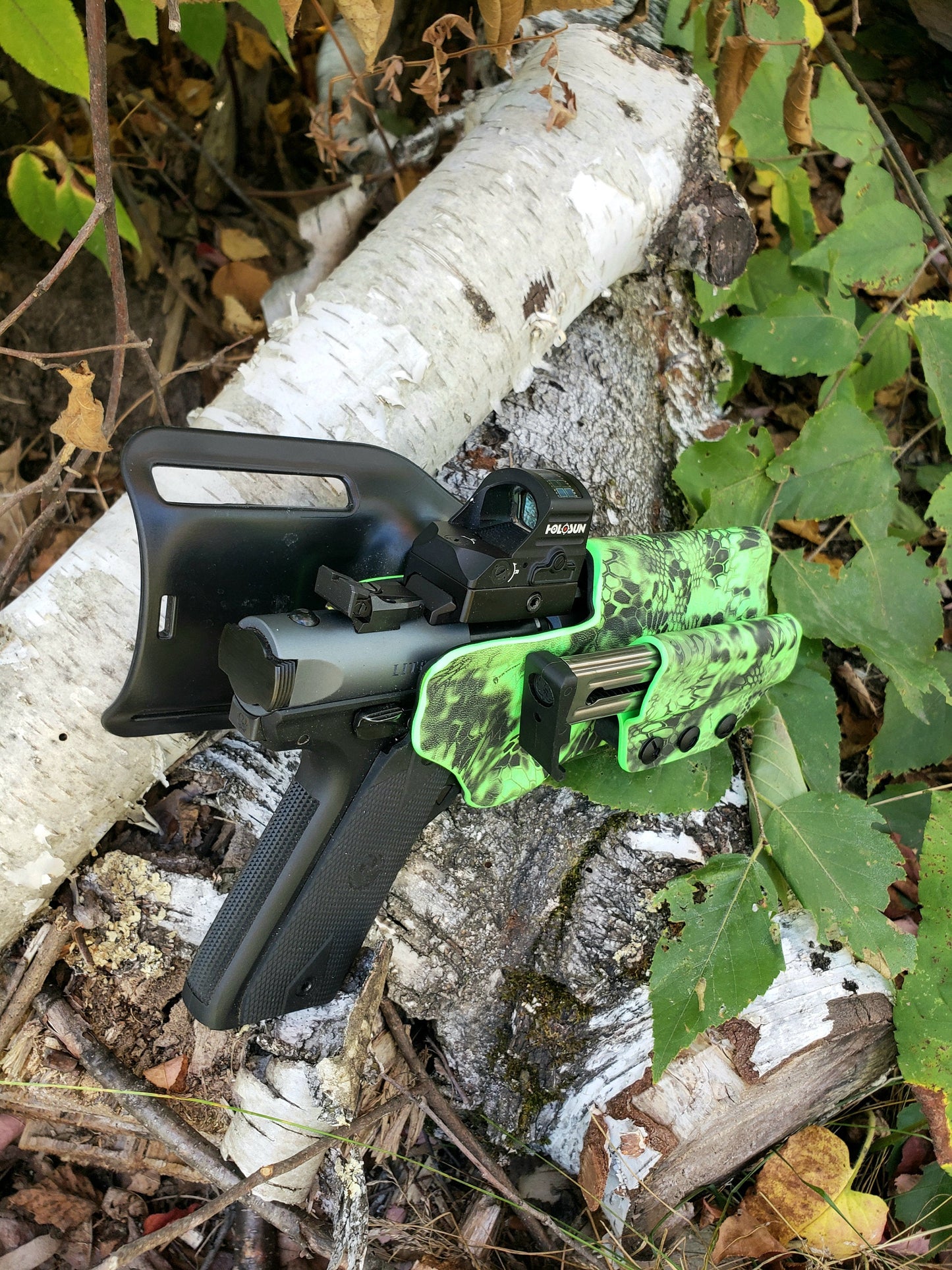 Ruger Mark IV Holster 22/45 Lite Optic Cut Extreme Duty Zombie Green