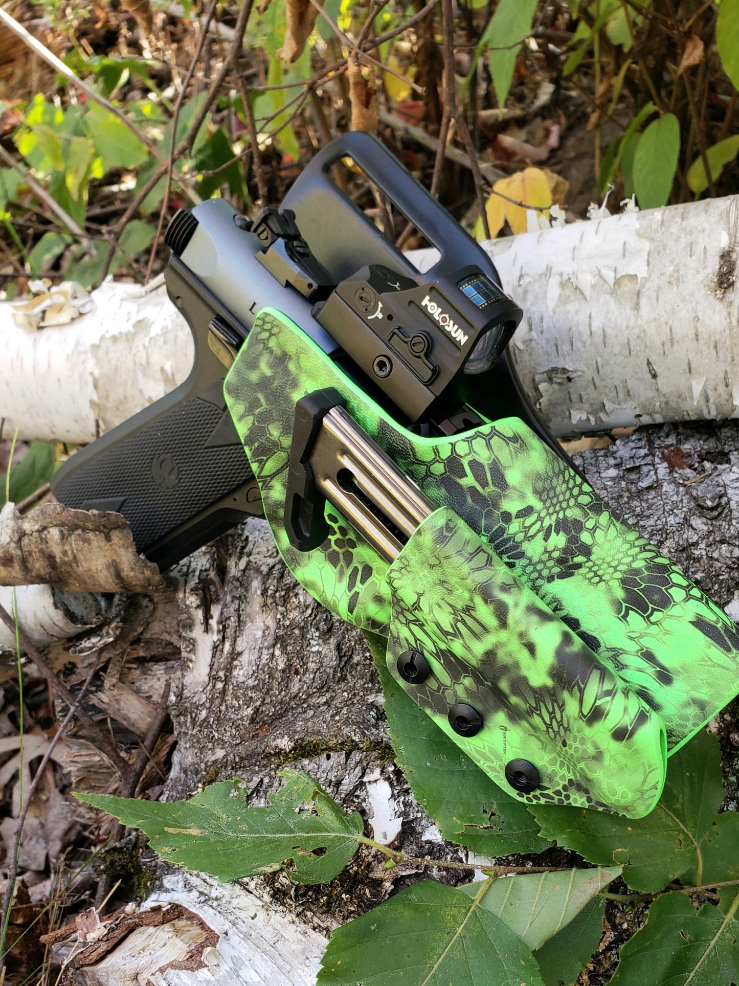Ruger Mark IV Holster 22/45 Lite Optic Cut Extreme Duty Zombie Green
