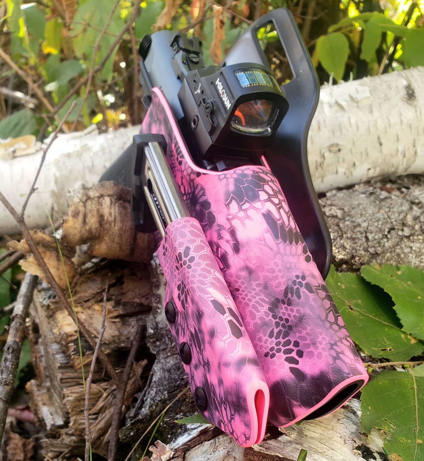 Ruger Mark IV Holster 22/45 Lite Optic Cut Extreme Duty Kryptek Hot Pink